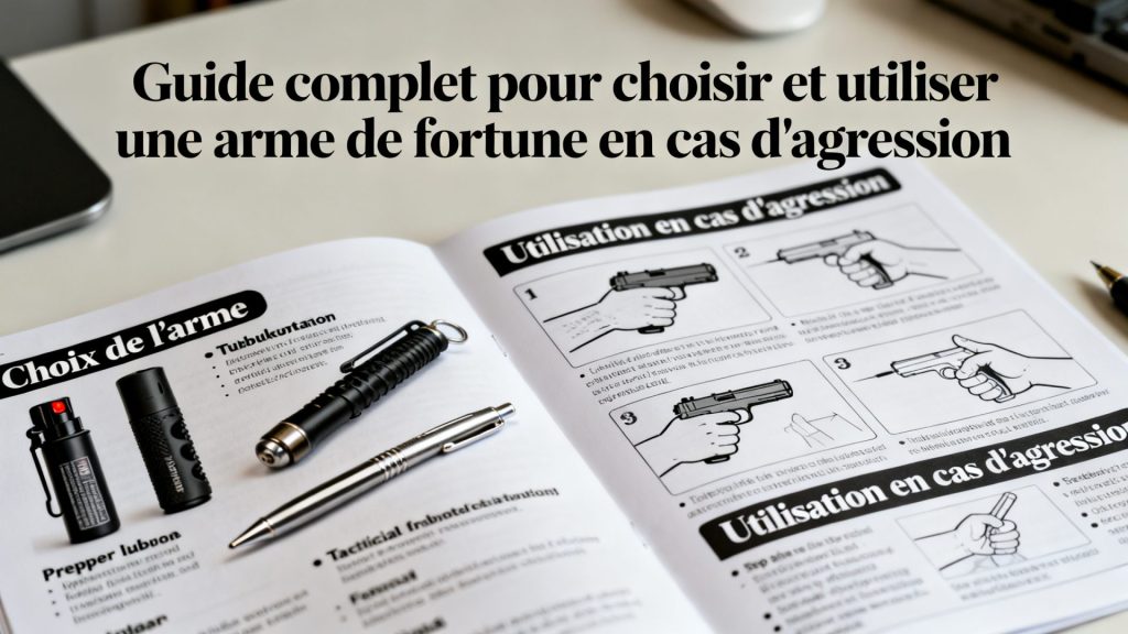Guide complet pour choisir et utiliser une arme de fortune en cas d'agression avec texte