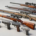 Les armes à feu les plus célèbres du tir sportif et de l'histoire sans aucun texte