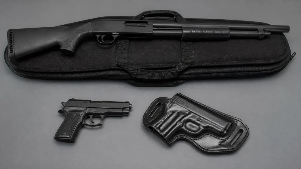 Armes de catégories B et D : règles de possession, de transport et de port