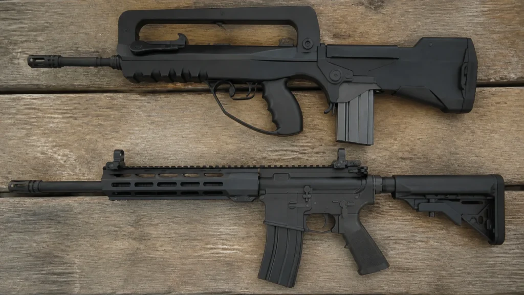 Quelle est la différence entre le FAMAS et le HK416 ?